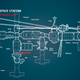 Graphic showing the location of the robotic arm and new Russian module.